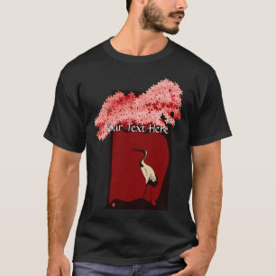 Japansk kranskjorta t-shirt