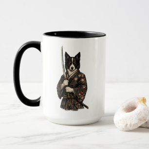 Japansk krigshund Fantasy Art Kaffe kopp