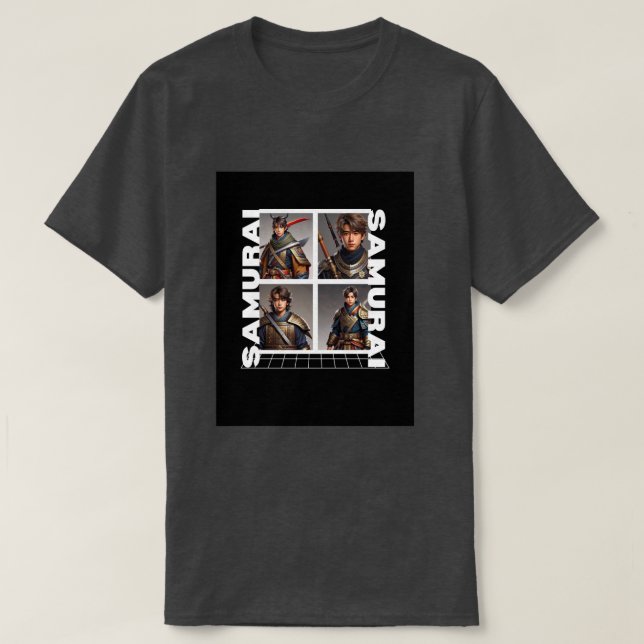 Japansk kultur Basic Mörk T-Shirt (Design framsida)