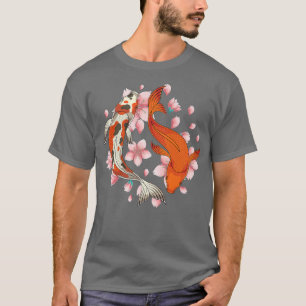 Japansk kulturTaisho Sanke Koi Nishikigoi Sakur T Shirt