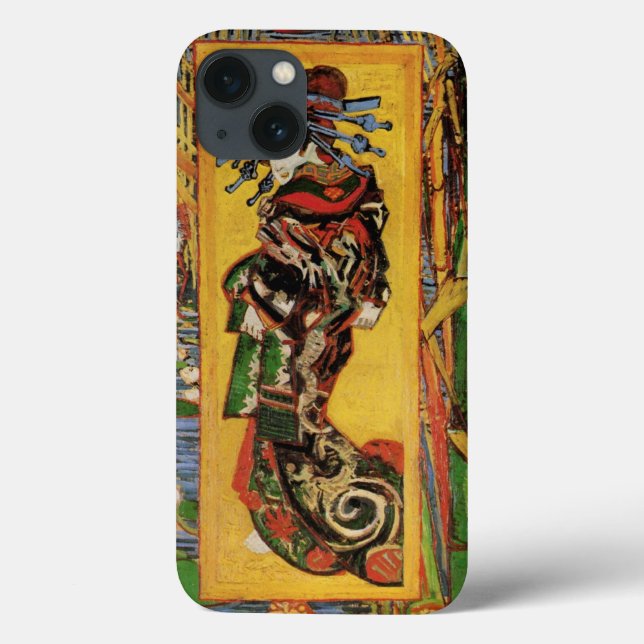 Japansk kurtisan Oiran av Vincent van Gogh (Baksida)