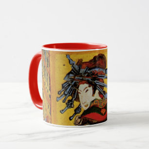 Japansk kurtisan Oiran av Vincent van Gogh Mugg