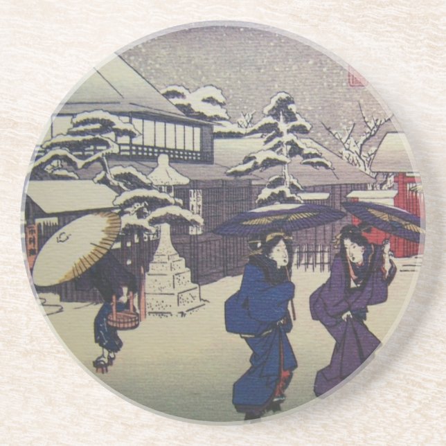 Japansk kustfartyg underlägg (Framsidan)