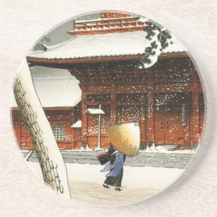 Japansk kustfartyg underlägg sandsten
