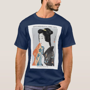 Japansk kvinna som håller handduken - Goyō Hashigu T Shirt