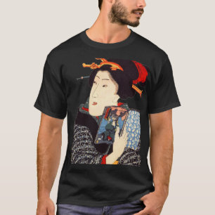 Japansk kvinnaläsning 2 t shirt