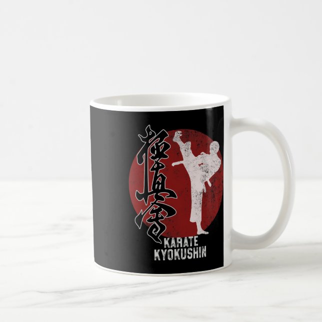 Japansk Kyokushin Karate Martial Art Gift Kaffemugg (Höger)