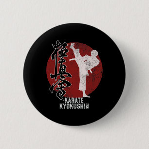 Japansk Kyokushin Karate Martial Art Gift Knapp