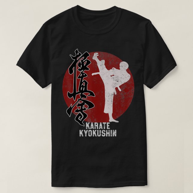 Japansk Kyokushin Karate Martial Art Gift T Shirt (Design framsida)