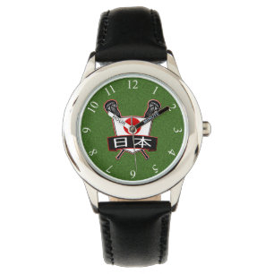 Japansk Lacrosselogotyp Japan Armbandsur
