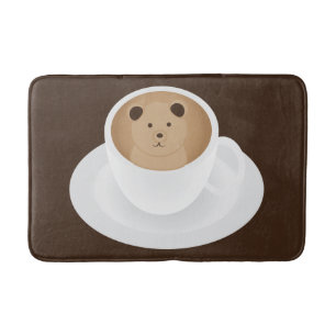 Japansk Latte Art Badrumsmatta