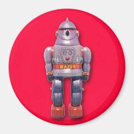 Japansk Leksak Robot Round Magnet