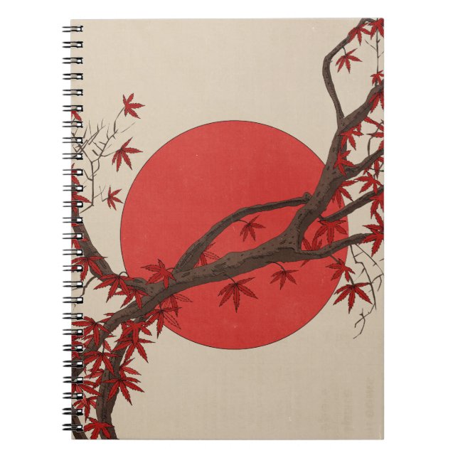 Japansk lönn anteckningsbok (Framsidan)