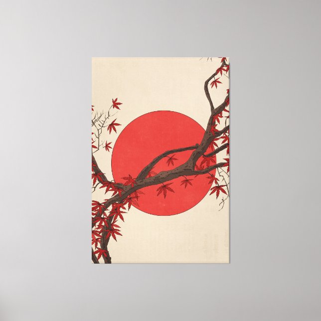 Japansk lönn canvastryck (Framsida)