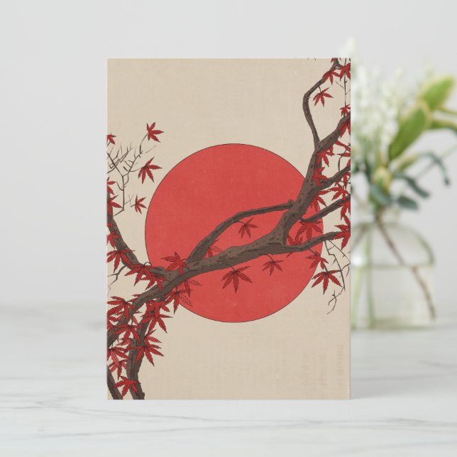 Japansk lönn tack kort (Stående Fram)
