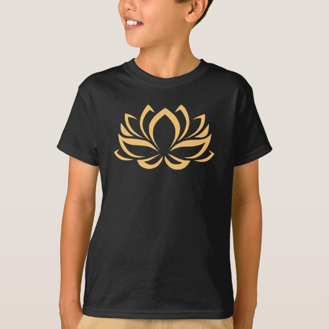 Japansk Lotus Flower-Blommar Tee (Framsida)