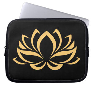 Japansk lotusblommablommablommar laptop fodral