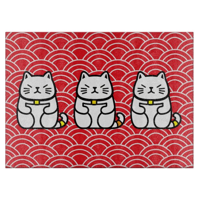 Japansk Lucky Cat eller Maneki-Neko (Framsidan)