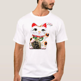 Japansk Lycka till Cat T-shirt