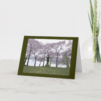 Japansk lykta på den tidvattens- handfatWashington Kort