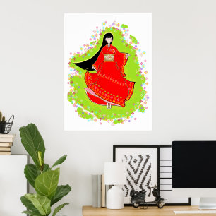 Japansk Maiko Poster
