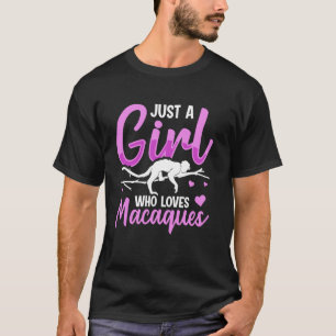 Japansk makaque-design för en makaque-exper t shirt