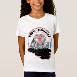 Japansk makaque Snö Monkey T Shirt