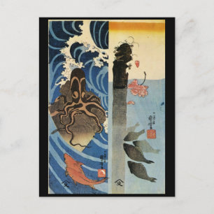 Japansk målning c. 1 800 vykort