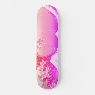 Japansk målningsvåg för konstverk. mini skateboard bräda 18,5 cm