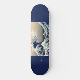 Japansk målningsvåg för teckningar. mini skateboard bräda 18,5 cm