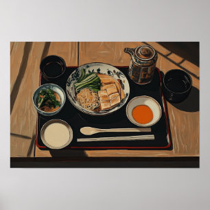 Japansk måltid poster