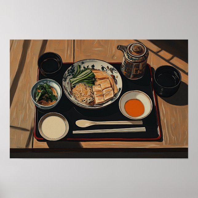 Japansk måltid poster (Framsidan)