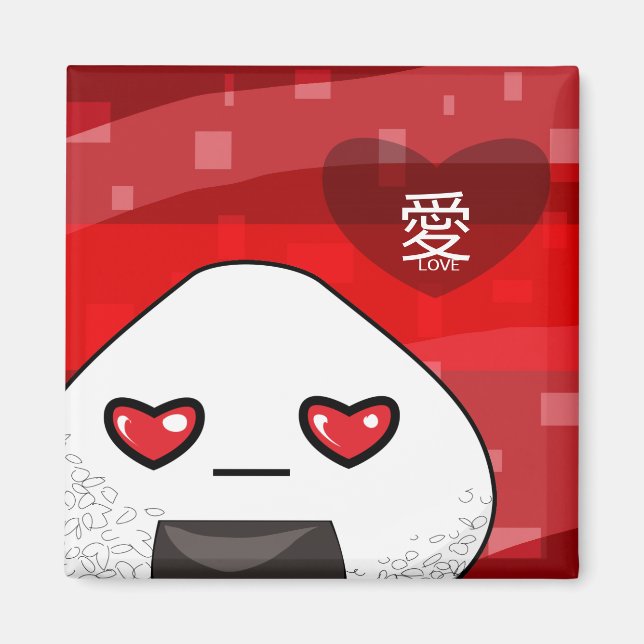 Japansk Manga Mascot Magnet (Framsidan)