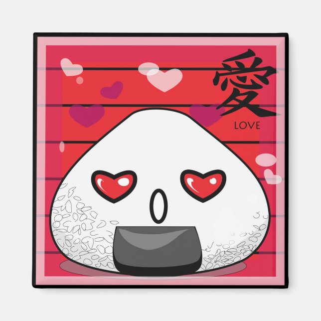 Japansk Manga Mascot Magnet (Framsidan)