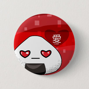Japansk Manga maskot Knapp
