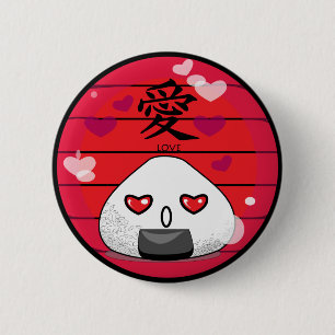 Japansk Manga maskot Knapp