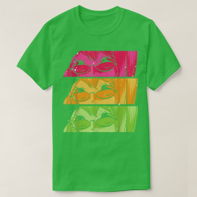 Japansk Manga Otaku Kawaii Anime Girl Japan Anime T Shirt (Design framsida)