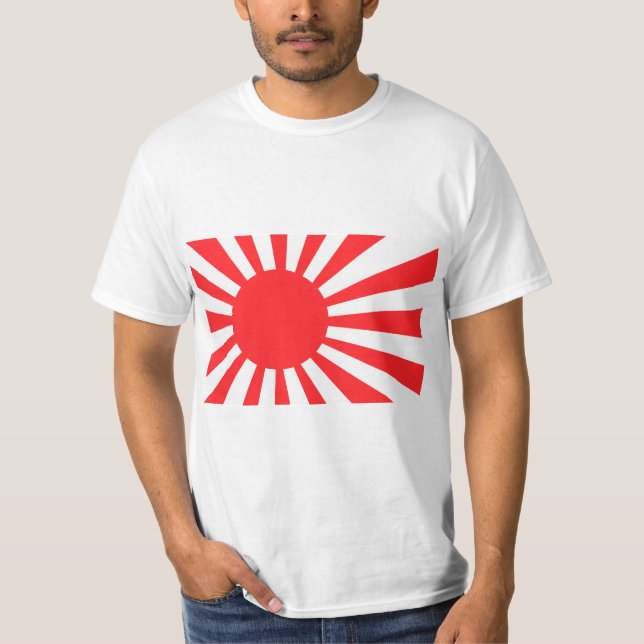 Japansk marinflagga t-shirt (Framsida)