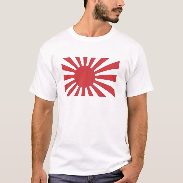 Japansk marinflagga t-shirt (Framsida)