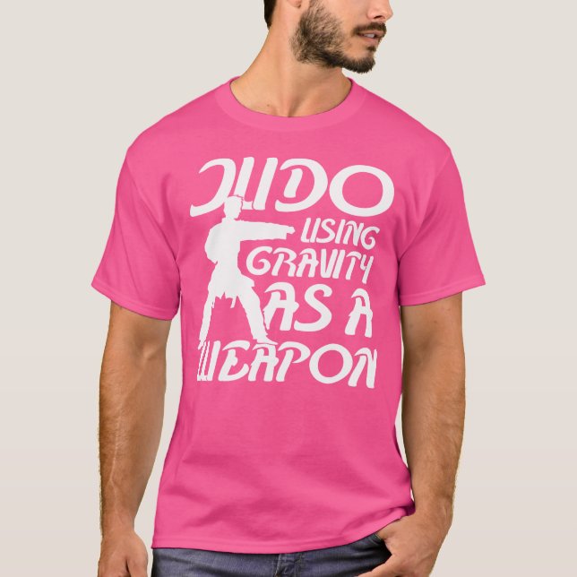 Japansk martial Artist Sparring Idrottsman Judoka  T Shirt (Framsida)
