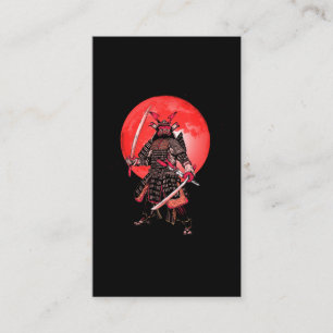 Japansk martialkonst Japanska Samurai Warrior Visitkort
