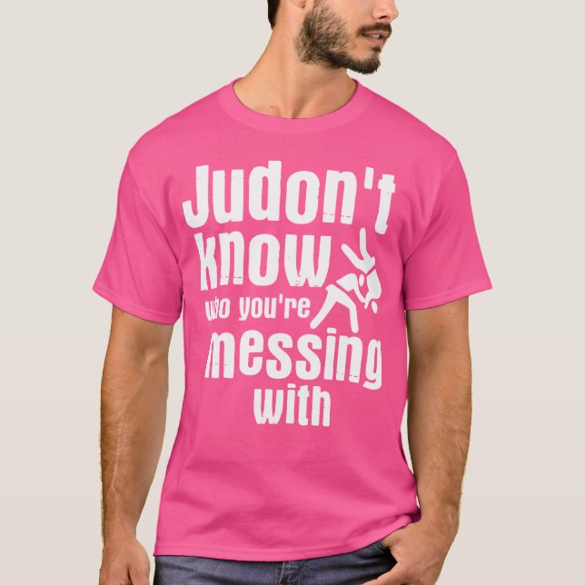 Japansk martialkonst Judoka Judo T Shirt (Framsida)