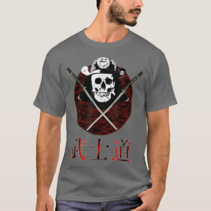 Japansk martialkonst Samurai svärd bushido T  Shirt