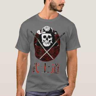 Japansk martialkonst Samurai svärd bushido T  Shirt