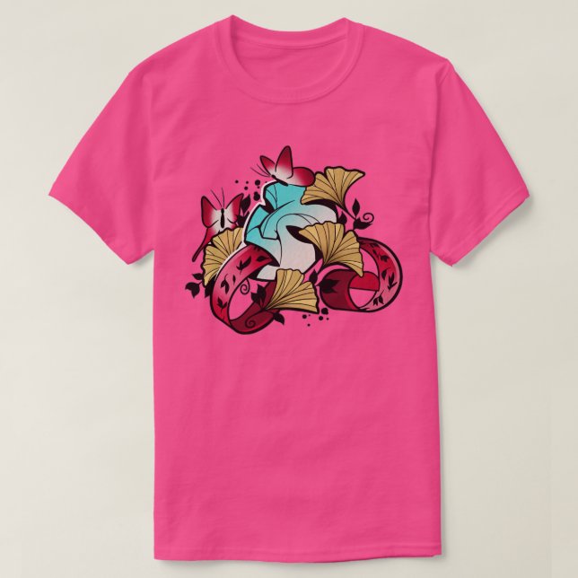 japansk mask3 t shirt (Design framsida)