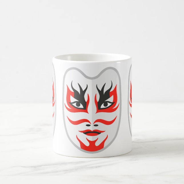Japansk mask kaffemugg (Center)