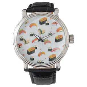 Japansk mat: Sushi Mönster Armbandsur