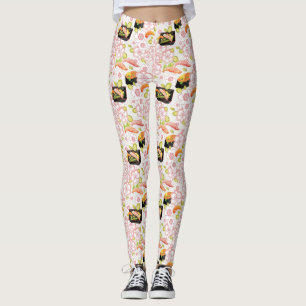 Japansk mat: Sushimönster 2 Leggings