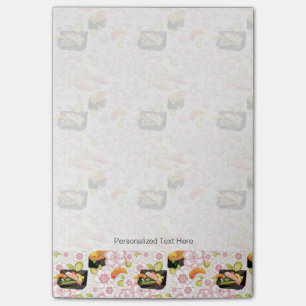 Japansk mat: Sushimönster 2 Post-it Block