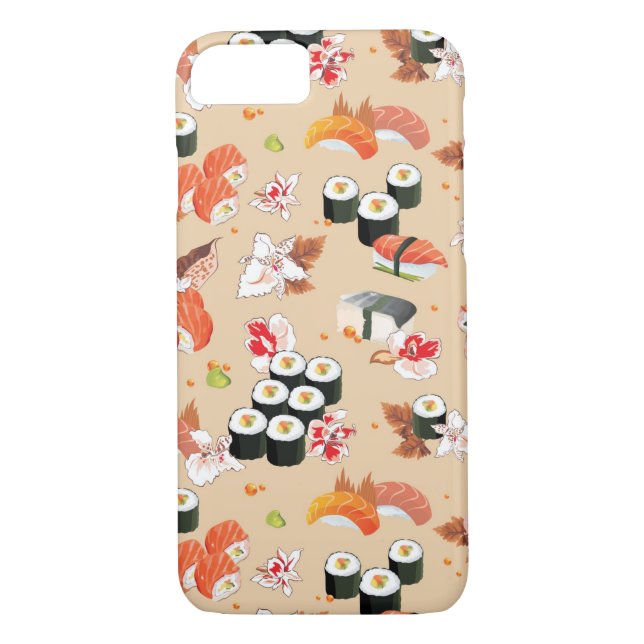 Japansk mat: Sushimönster 3 Case-Mate iPhone Skal (Baksida)